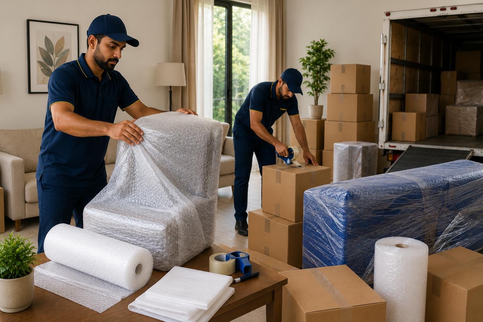 تجهيز الأثاث والعناية به أثناء الانتقال